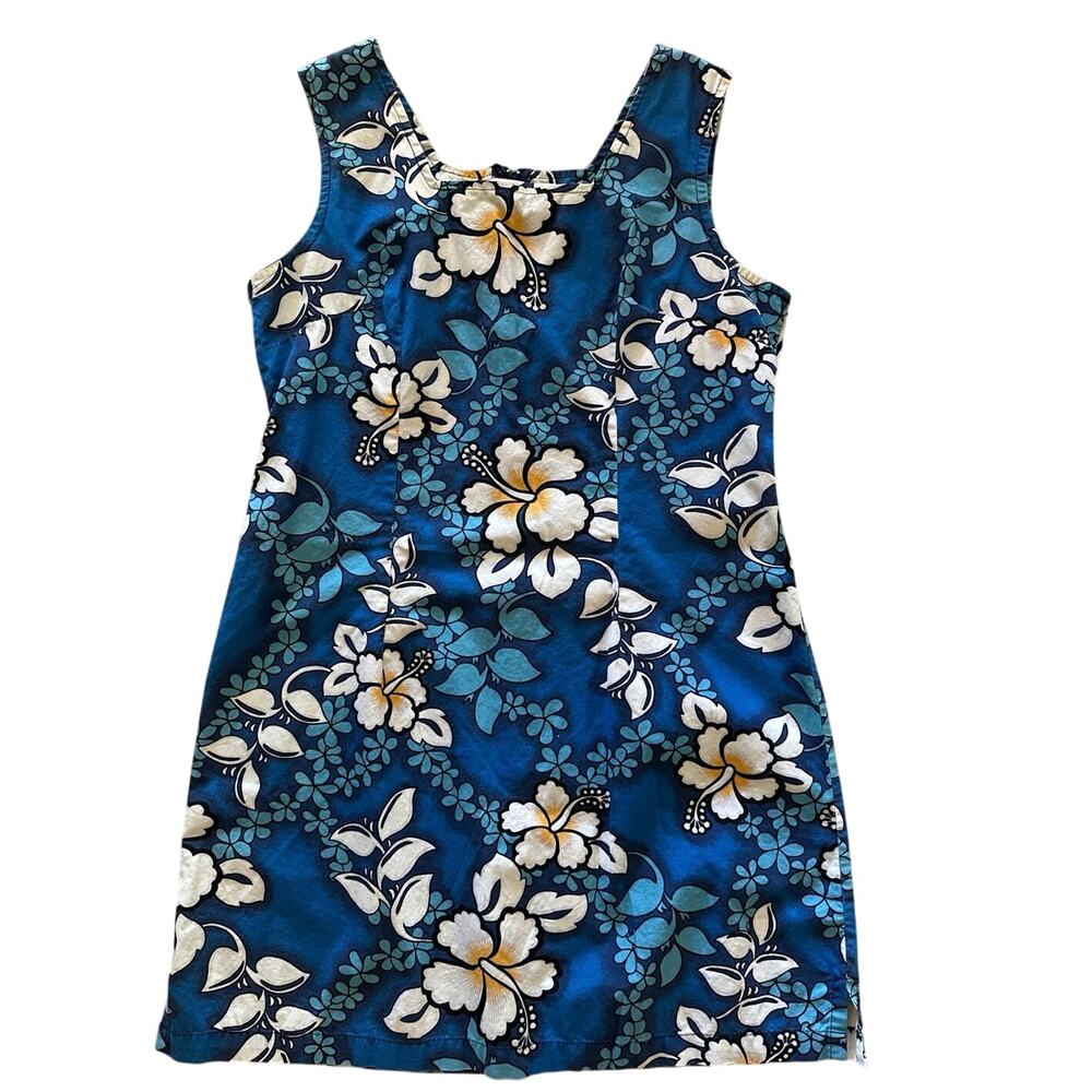 Vintage Hawaiian Shift Dress Size 11/12